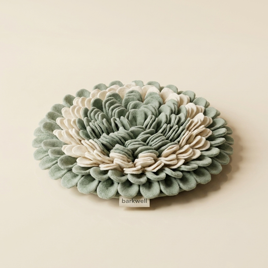 Barkwell snuffle mat for foraging enrichment