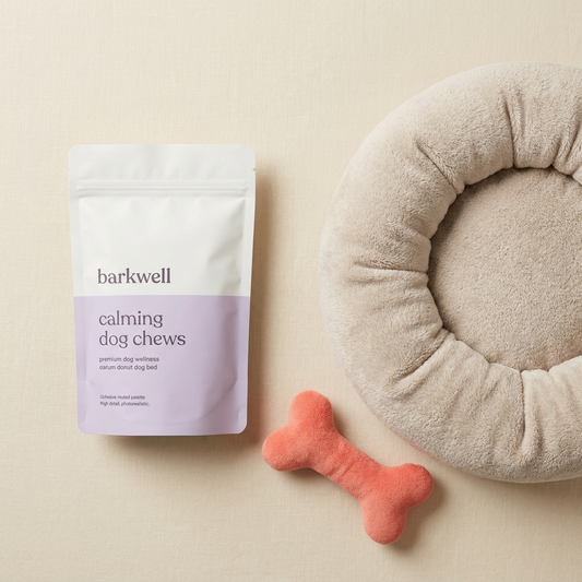 Barkwell Calm Kit with Calm Chews, calming bed and toy set