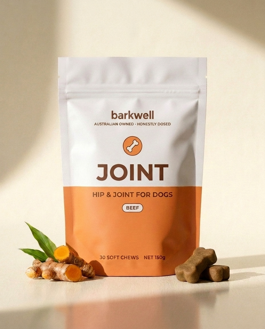 Barkwell Joint and Move pouch, Australian owned honestly dosed