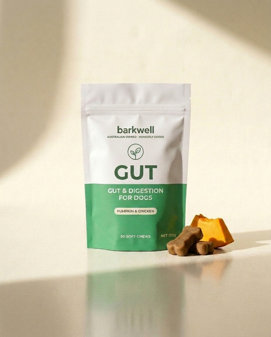 Barkwell Gut and Glow pouch, Australian owned honestly dosed